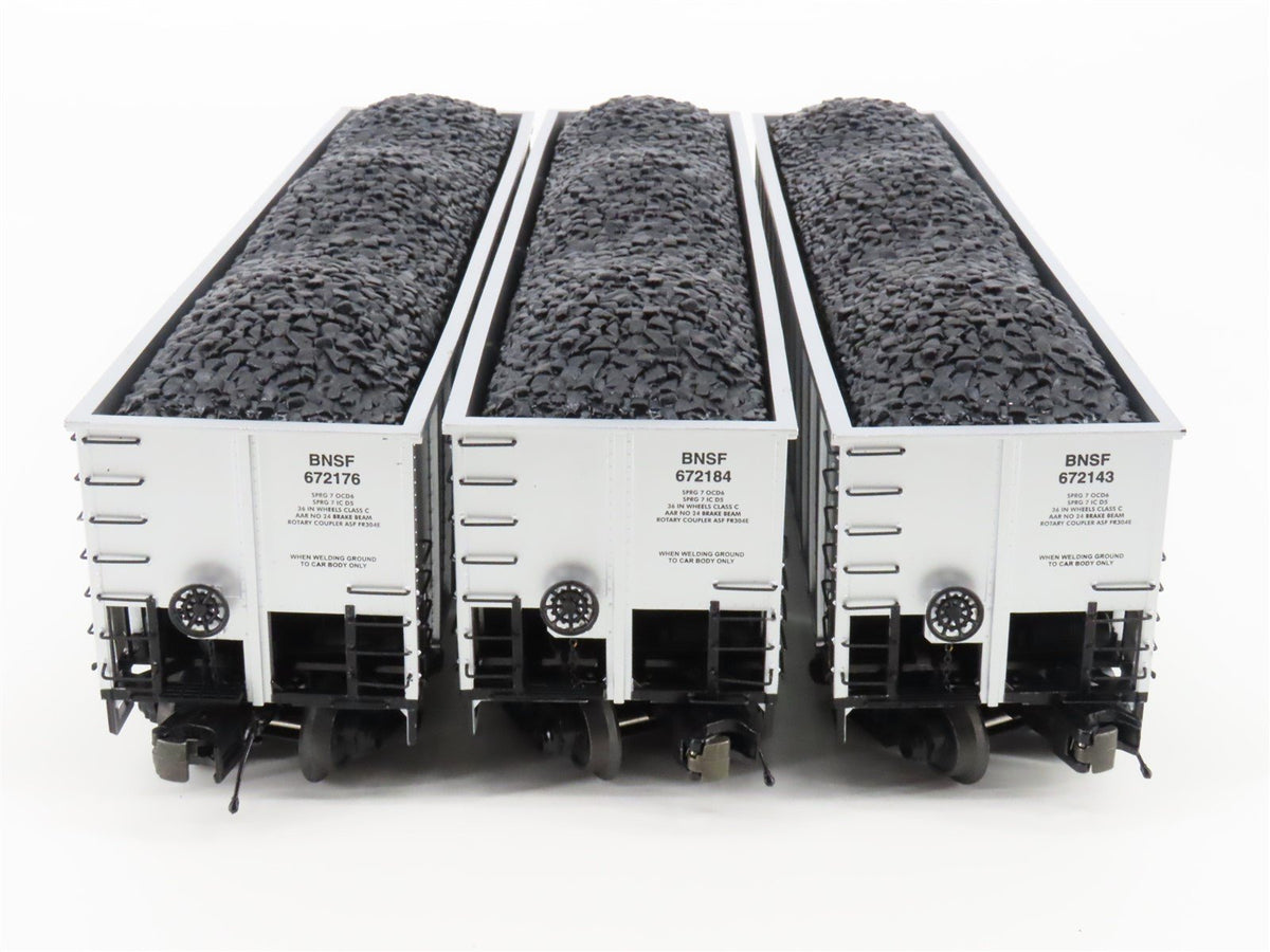 O Gauge 3-Rail MTH 20-90740 BNSF Railway Coalporter Hopper w/ Load 6-Car Set