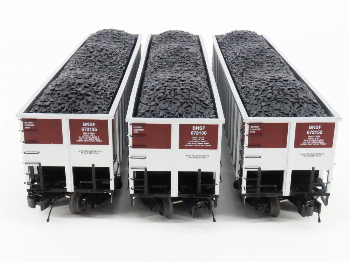 O Gauge 3-Rail MTH 20-90740 BNSF Railway Coalporter Hopper w/ Load 6-Car Set