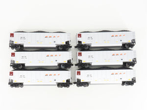 O Gauge 3-Rail MTH 20-90741 BNSF Railway Coalporter Hopper w/ Load 6-Car Set