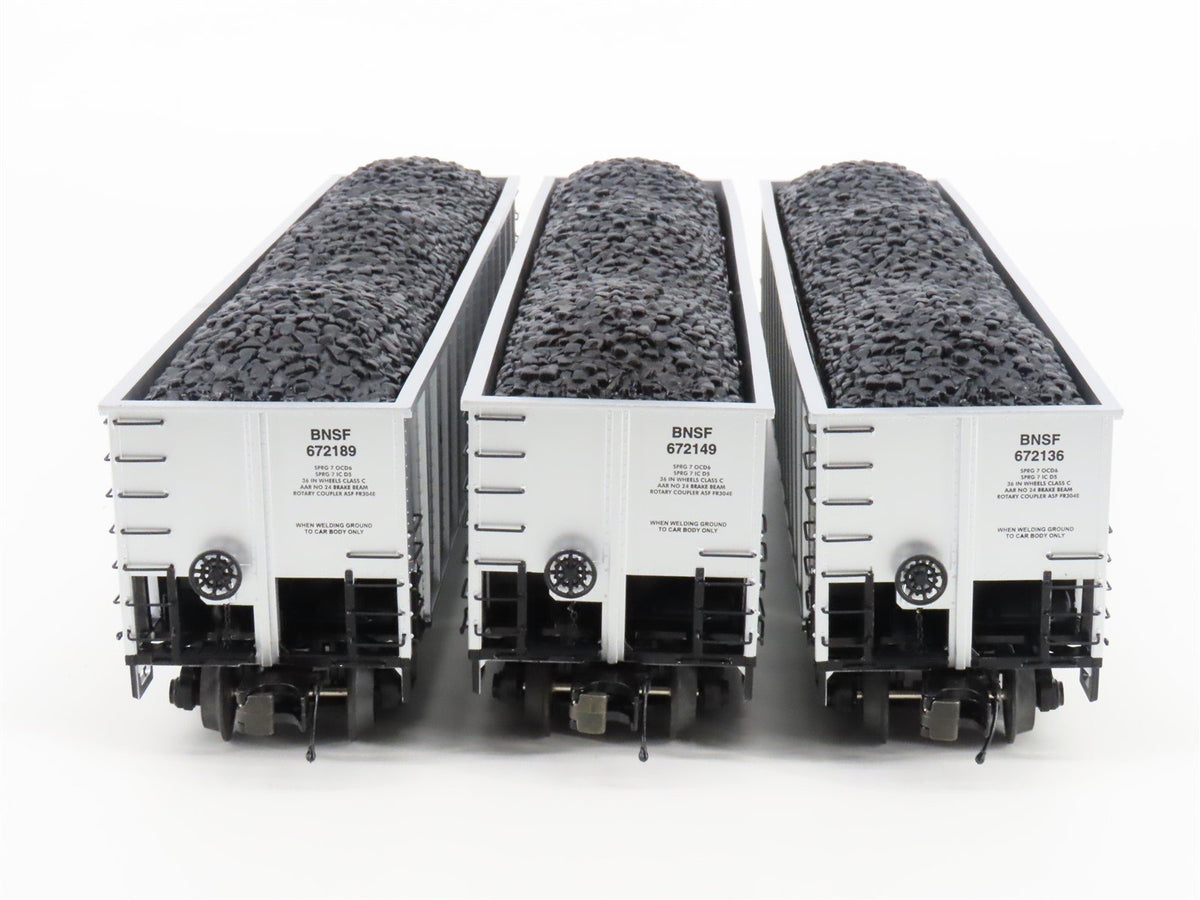 O Gauge 3-Rail MTH 20-90741 BNSF Railway Coalporter Hopper w/ Load 6-Car Set