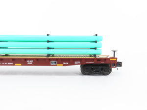 O Gauge 3-Rail MTH 20-90774 NS Norfolk Southern Flat Car w/ Pipe Load 6-Car Set