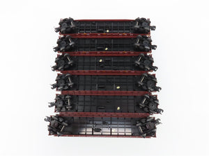 O Gauge 3-Rail MTH 20-90774 NS Norfolk Southern Flat Car w/ Pipe Load 6-Car Set