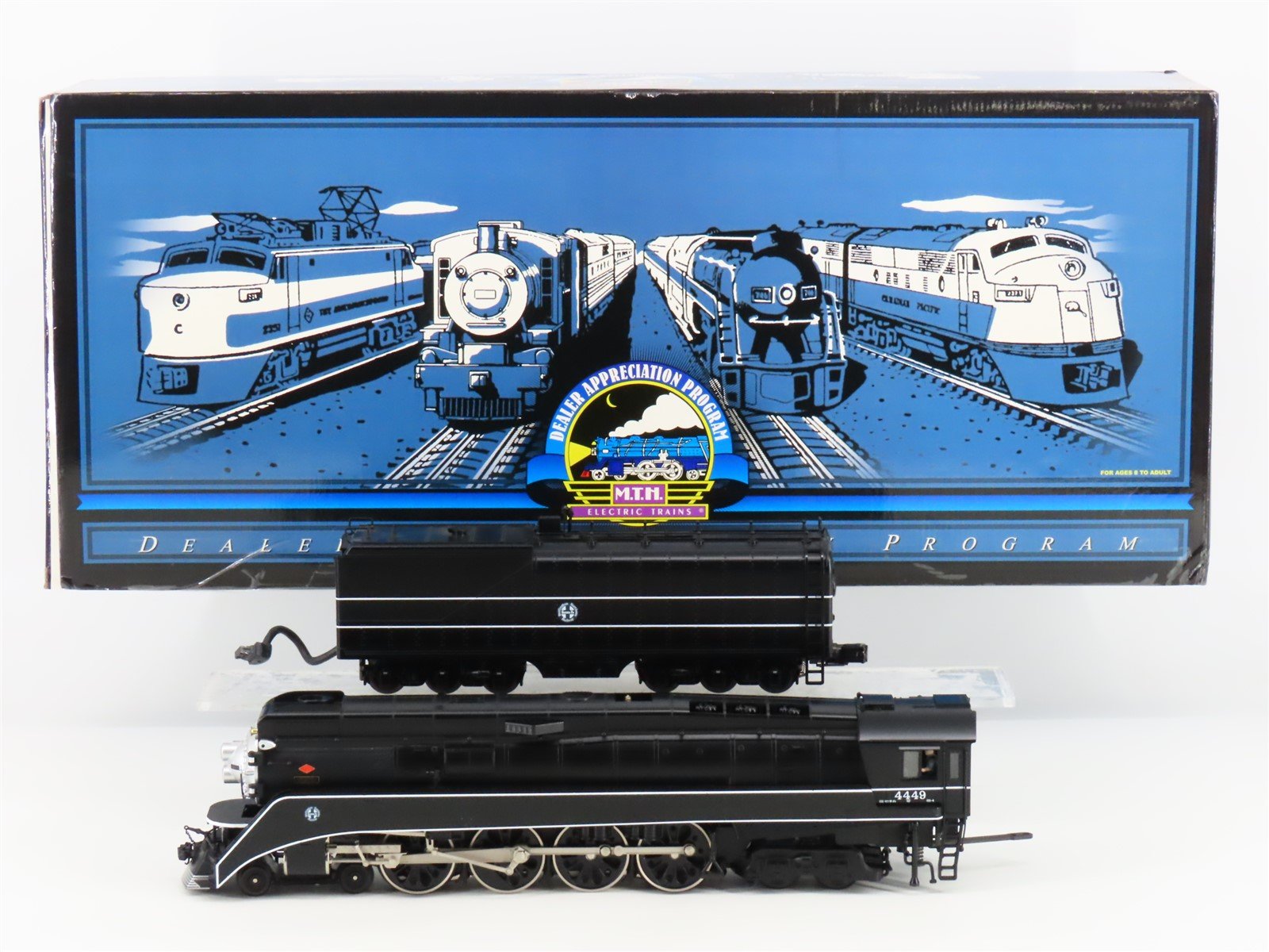 O Gauge 3-Rail MTH DAP 20-80003A BNSF 4-8-4 GS-4 Steam #4449 - Proto-Sound 2