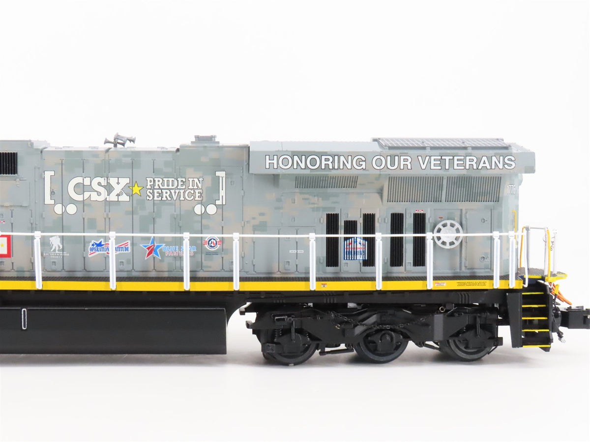 O 3-Rail Lionel 2033620 CSX Spirit of Armed Forces ES44AC Diesel #1776 wLegacy
