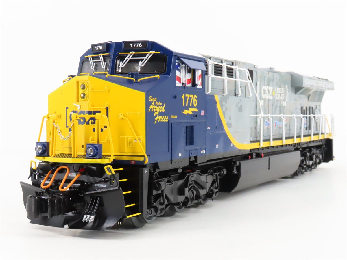 O 3-Rail Lionel 2033620 CSX Spirit of Armed Forces ES44AC Diesel #1776 wLegacy