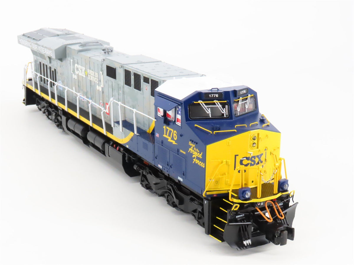 O 3-Rail Lionel 2033620 CSX Spirit of Armed Forces ES44AC Diesel #1776 wLegacy