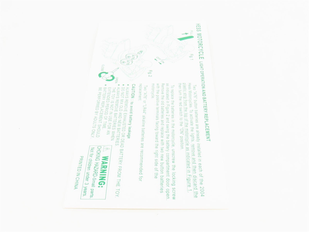 Hess Gasoline 2004 Sport Utility Vehicle &amp; Motorcycles 40th Anniversary