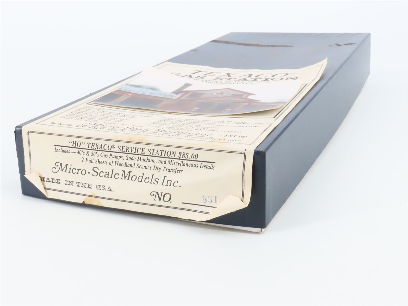 HO 1/87 Scale Micro-Scale Kit #831 Texaco Gas Station