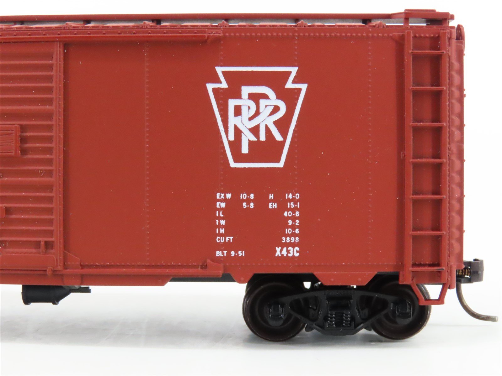 HO Scale Accurail 3333 PRR Pennsylvania Keystone 40' Box Car 3-Pack