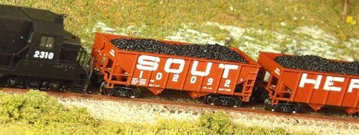 Z FULL THROTTLE FT2063 SOU Southern 2-Bay &quot;Articulated 100-Ton&quot; Hoppers Set #1