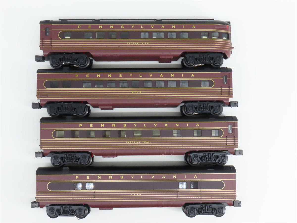 O Gauge 3-Rail K-Line K4580 PRR &quot;Fleet of Modernism&quot; Passenger Cars 8-Pack