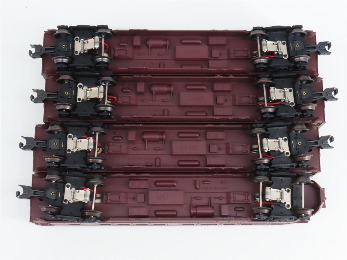 O Gauge 3-Rail K-Line K4580 PRR &quot;Fleet of Modernism&quot; Passenger Cars 8-Pack