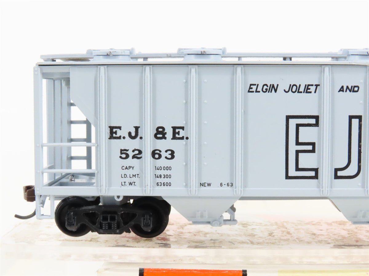 HO Scale Con-Cor 0001-009519 EJ&amp;E Elgin Joliet &amp; Eastern 3-Bay Hopper #5263
