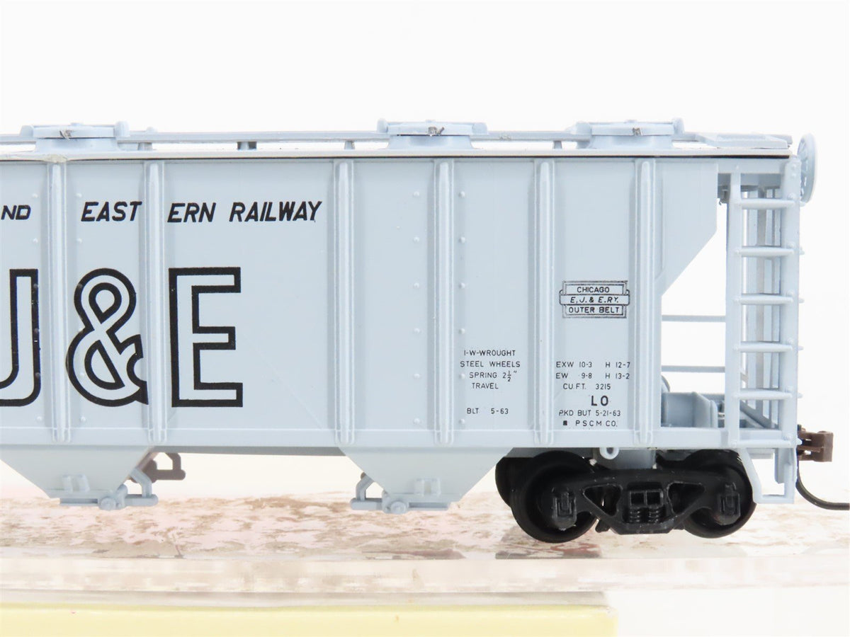 HO Scale Con-Cor 0001-009519 EJ&amp;E Elgin Joliet &amp; Eastern 3-Bay Hopper #5263