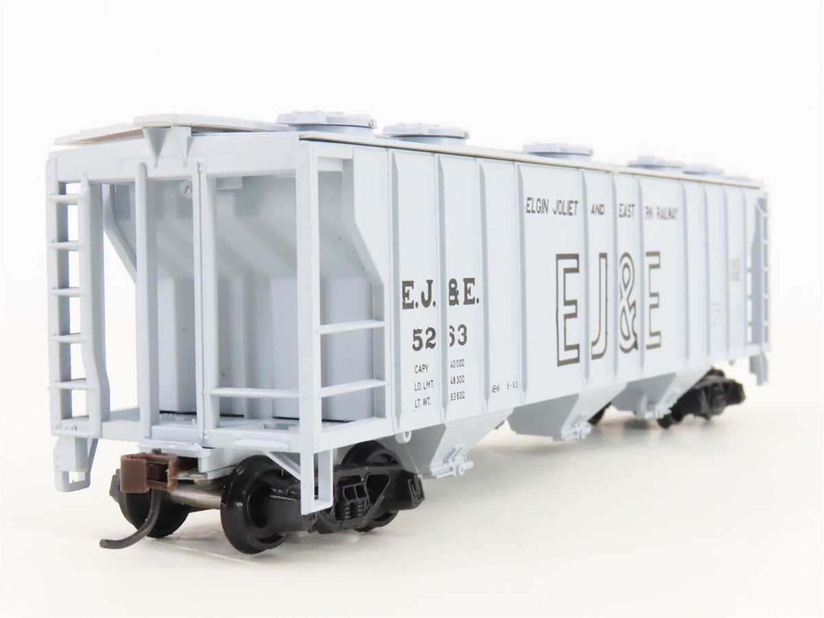 HO Scale Con-Cor 0001-009519 EJ&amp;E Elgin Joliet &amp; Eastern 3-Bay Hopper #5263