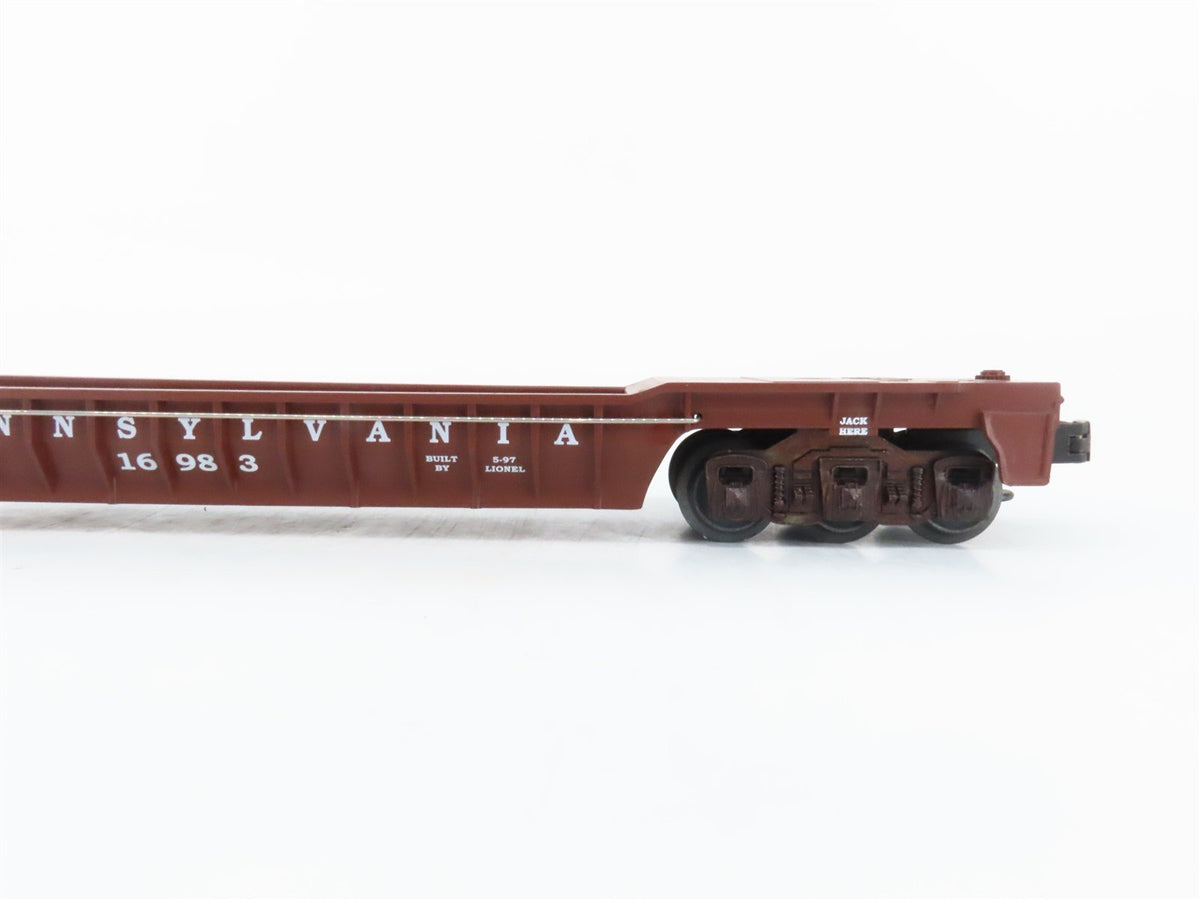 O Gauge 3-Rail Lionel 6-16983 PRR Pennsylvania Flat Car w/Load #16983