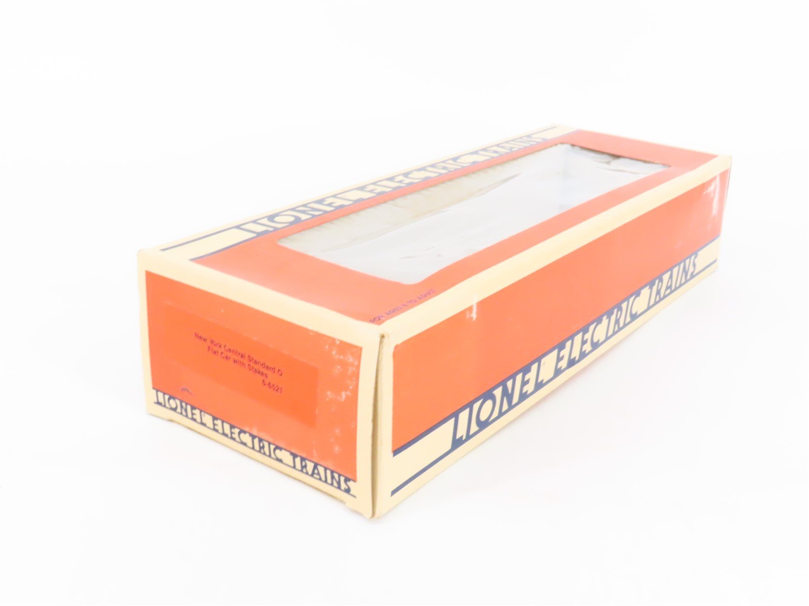 O Gauge 3-Rail Lionel 6-6521 NYC New York Central Flat Car w/Stakes #6521