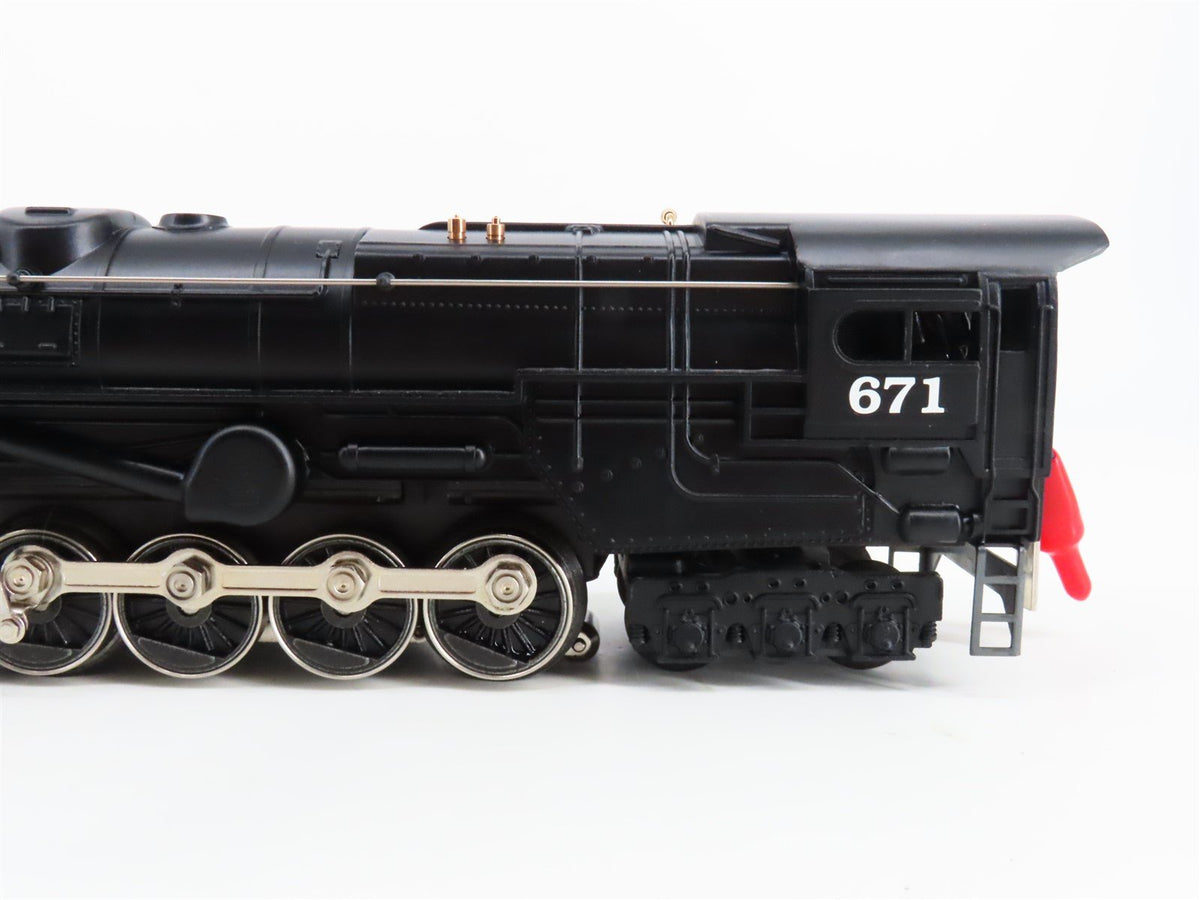 O Gauge 3-Rail Lionel 6-18057 Century Club 6-8-6 S2 Turbine Steam #671 w/Display