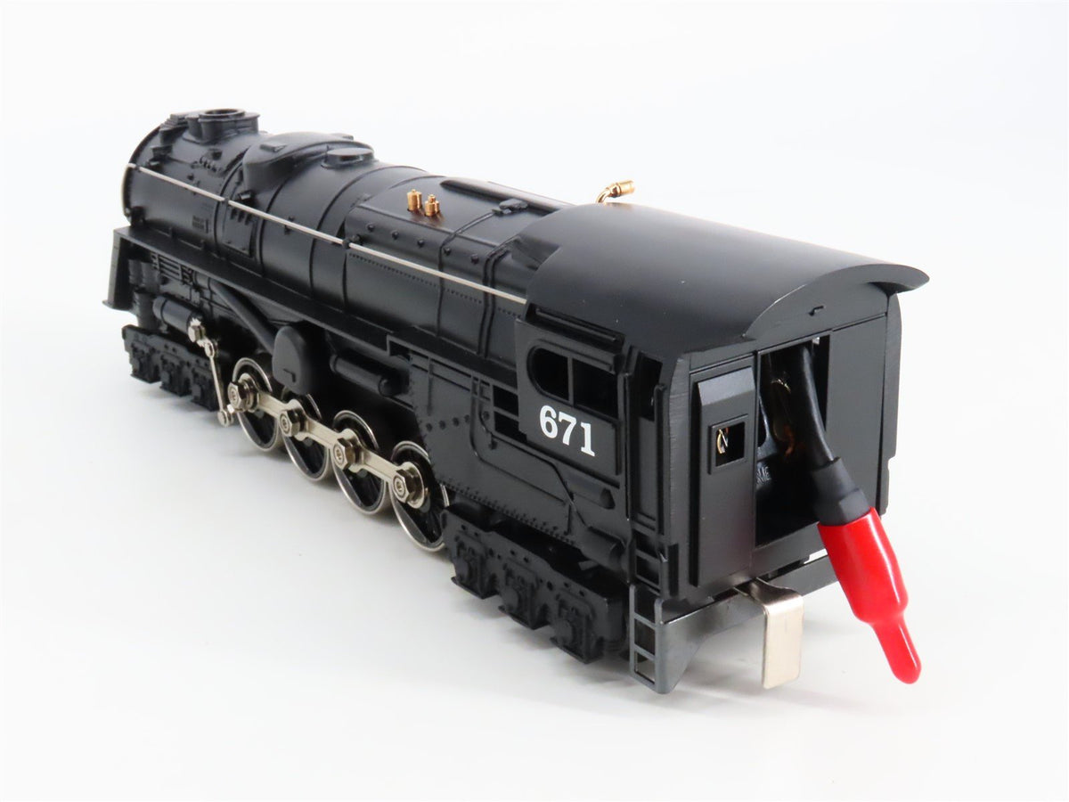 O Gauge 3-Rail Lionel 6-18057 Century Club 6-8-6 S2 Turbine Steam #671 w/Display