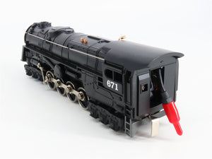 O Gauge 3-Rail Lionel 6-18057 Century Club 6-8-6 S2 Turbine Steam #671 w/Display