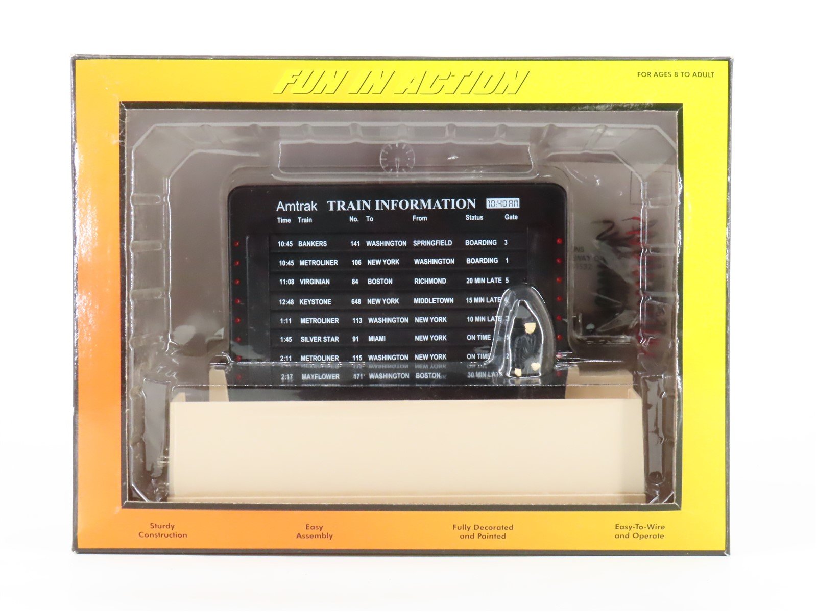 O 1/48 Scale MTH RailKing 30-9022 Amtrak Dispatch Board #334
