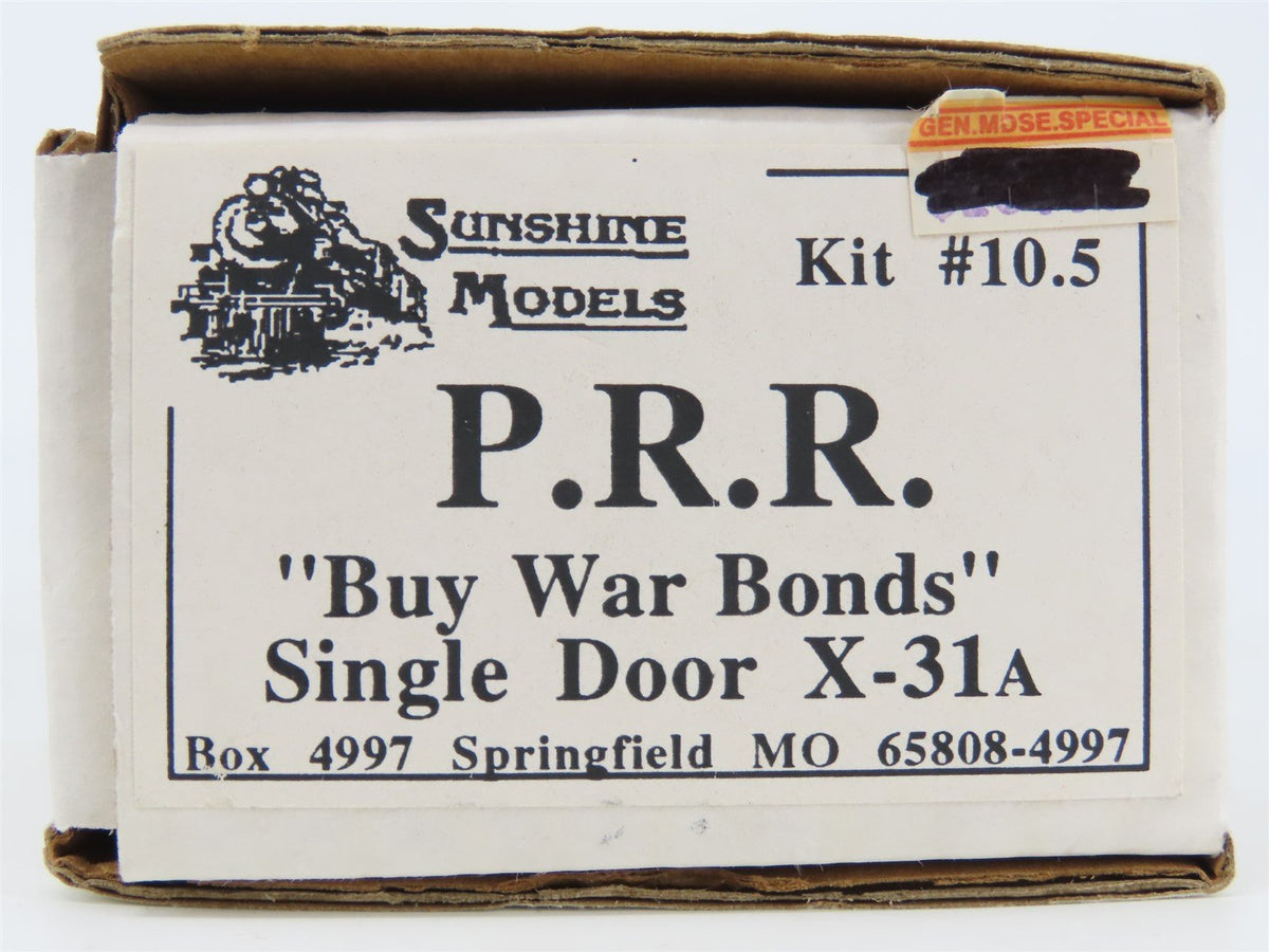 HO Scale Sushine Models Kit #10.5 PRR Pennsylvania &quot;Buy War Bonds&quot; Box Car