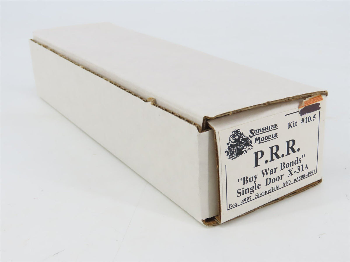 HO Scale Sushine Models Kit #10.5 PRR Pennsylvania &quot;Buy War Bonds&quot; Box Car