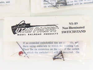 LOT of 7 HO Scale Tomar Utah Pacific Kit #NS-89 Non-Illuminated Switch Stand