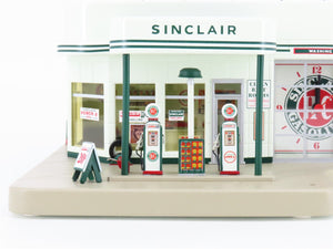 O Scale Danbury Mint Sinclair Gasoline Station w/ K-Line Station Action Figures