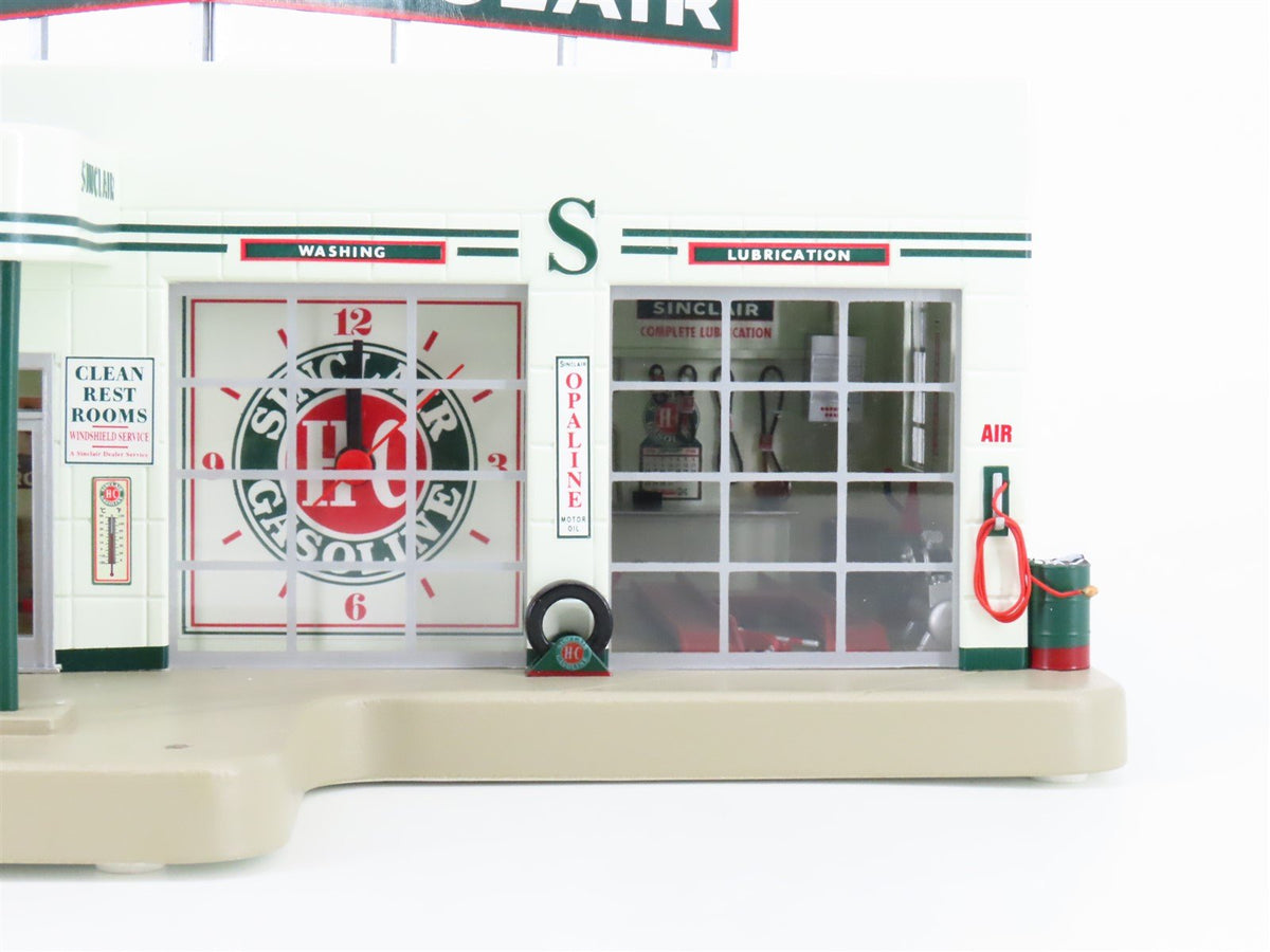 O Scale Danbury Mint Sinclair Gasoline Station w/ K-Line Station Action Figures
