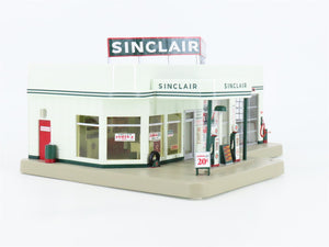 O Scale Danbury Mint Sinclair Gasoline Station w/ K-Line Station Action Figures