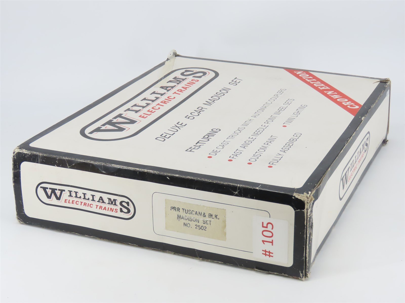 O Gauge 3-Rail Williams 2502 PRR Pennsylvania Railroad Passenger 5-Car Set