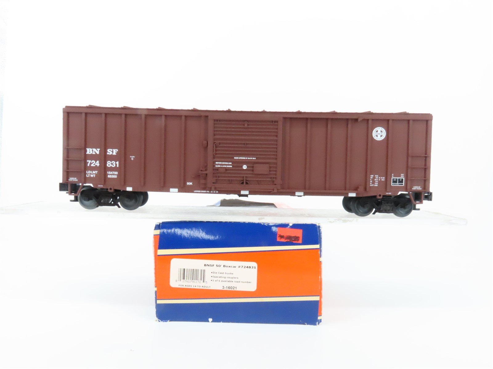 O Gauge 3-Rail Lionel 3-16021 BNSF Burlington Northern Santa Fe 50' Boxcar