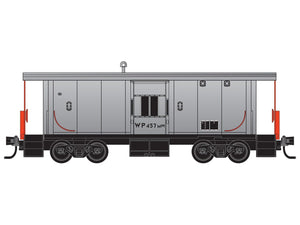 N Micro-Trains MTL 13000300 WP Western Pacific MoW 31' Bay Window Caboose #457MW