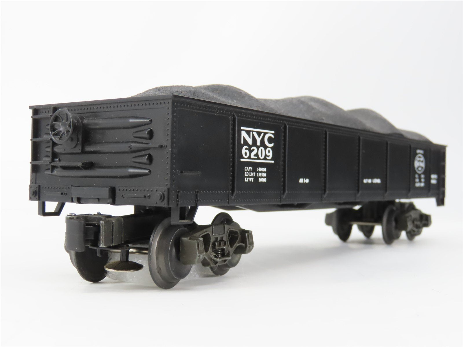 O Gauge 3-Rail Lionel 6-6209 NYC New York Central Gondola w/Coal Load #6209