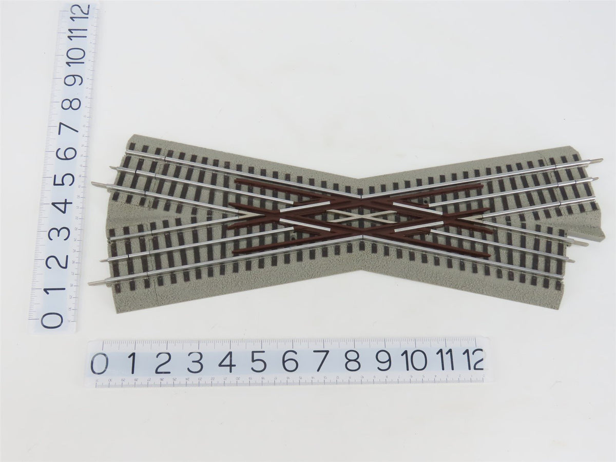 O Gauge 3-Rail Lionel FasTrack 6-12050 22-1/2 Degree Crossover