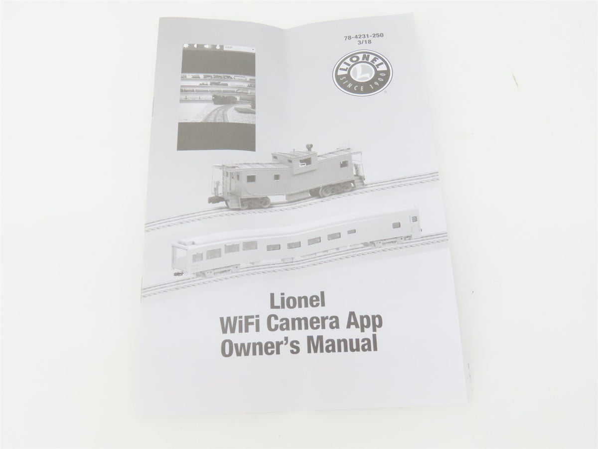 O Gauge 3-Rail Lionel 6-85076 UP Union Pacific Caboose w/Lighting and Camera