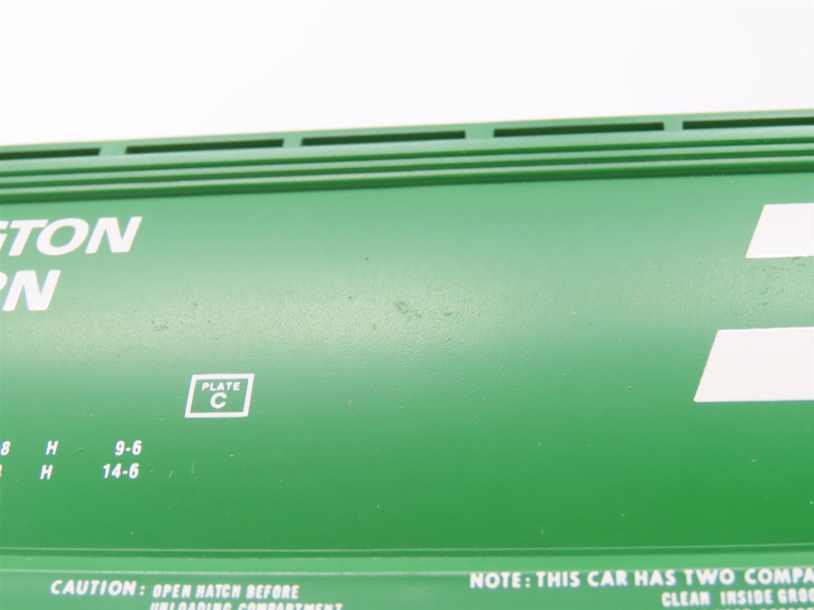O Gauge 3-Rail Lionel 6-6134 BN Burlington Northern 2 Bay ACF Hopper #6134
