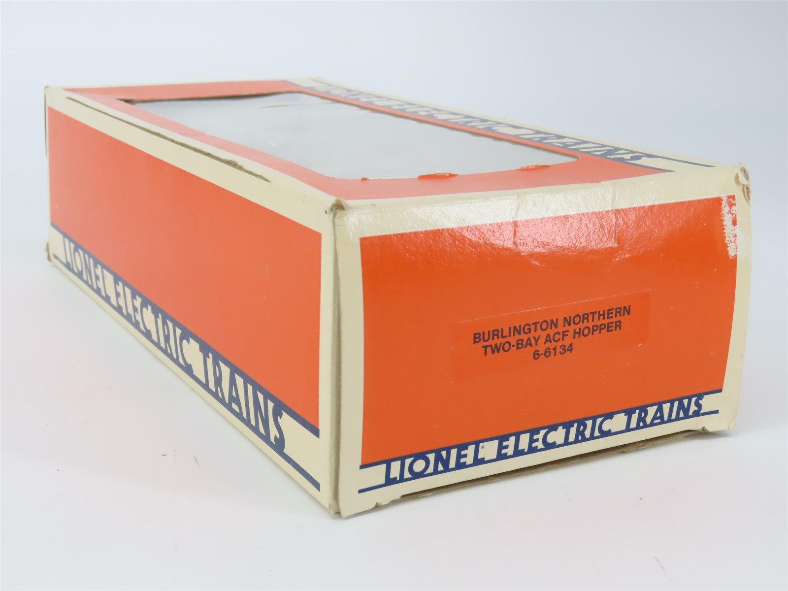 O Gauge 3-Rail Lionel 6-6134 BN Burlington Northern 2 Bay ACF Hopper #6134