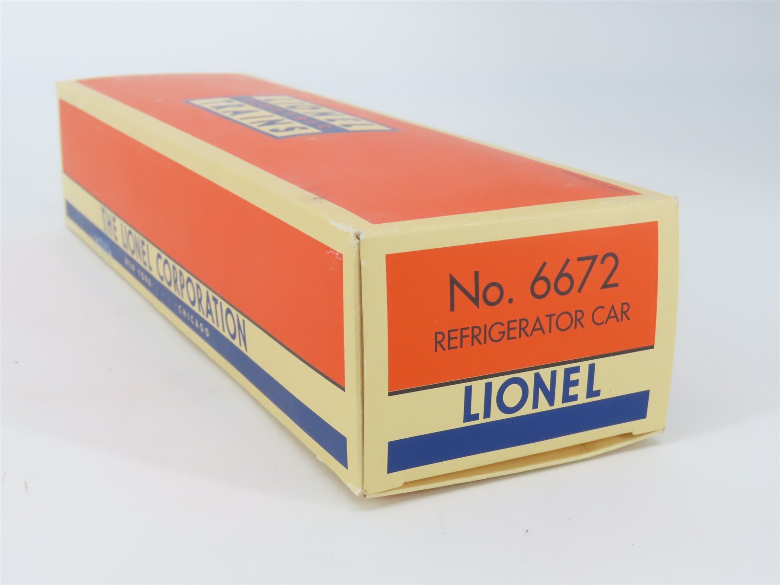 O Gauge 3-Rail Lionel SFRD Santa Fe Route of the Chief Reefer #6672