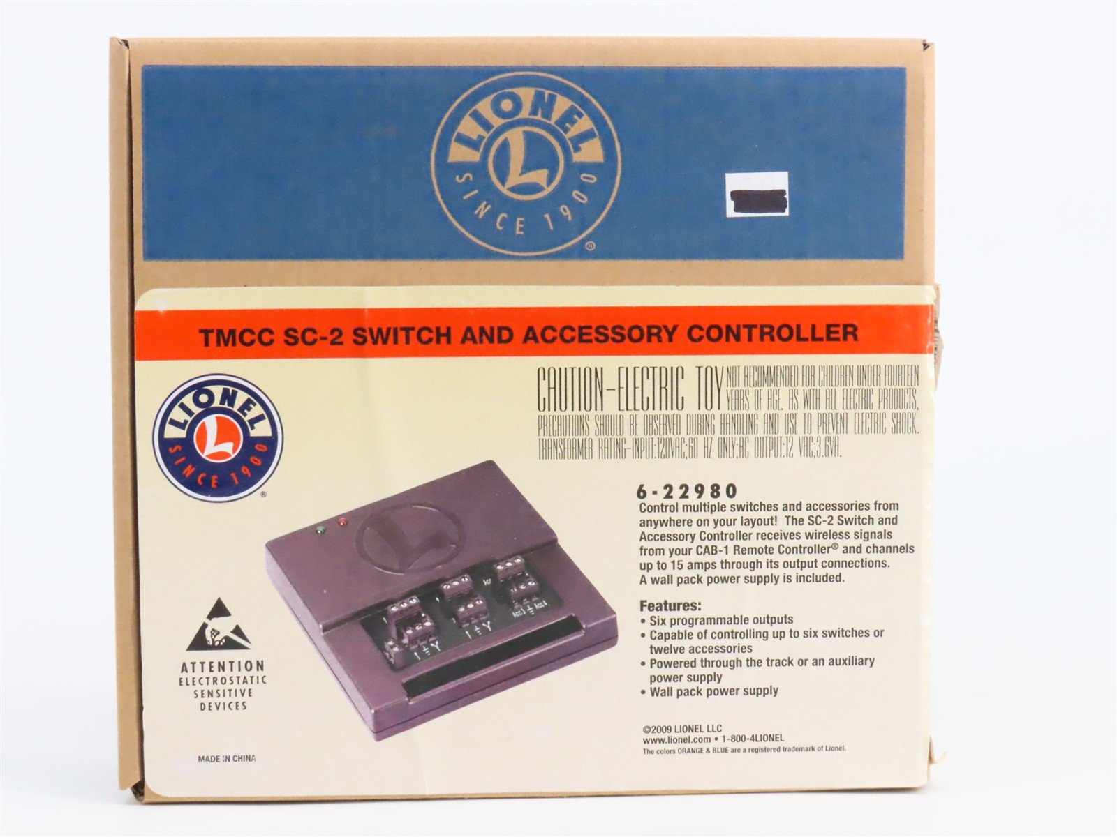 Lionel 6-22980 TMCC SC-2 Switch and Accessory Controller