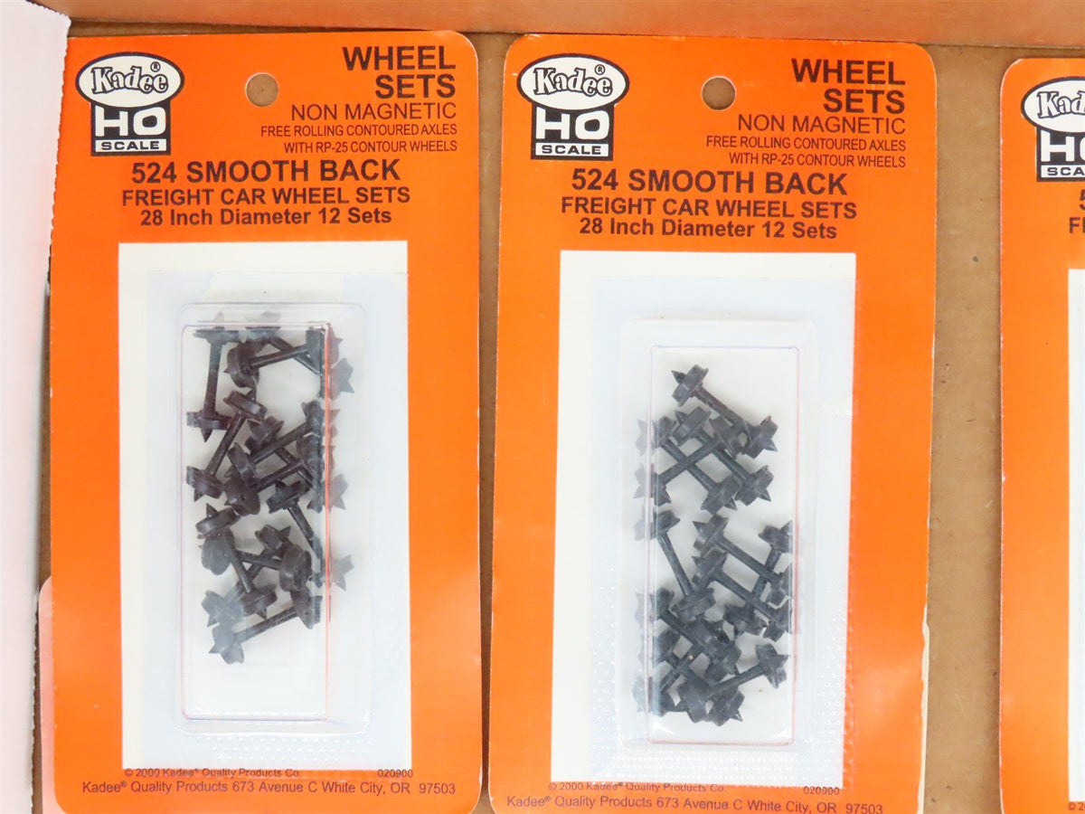 LOT of 96 HO Scale Kadee 520/521/524 Non-Magnetic 28&quot; 33&quot; &amp; 36&quot; Metal Wheel Sets