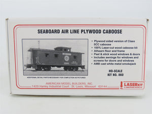 HO Laserkit #860 SAL Seaboard Air Line Plywood Caboose w/ Added Details & Notes