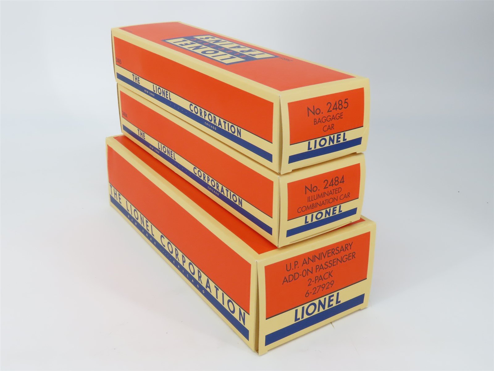 O Gauge 3-Rail Lionel 6-27929 UP Union Pacific Anniversary 2 Pack Passenger