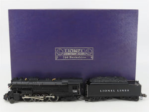 O Gauge 3-Rail Lionel Century Club 726 Berkshire 2-8-4 Steam Locomotive #726