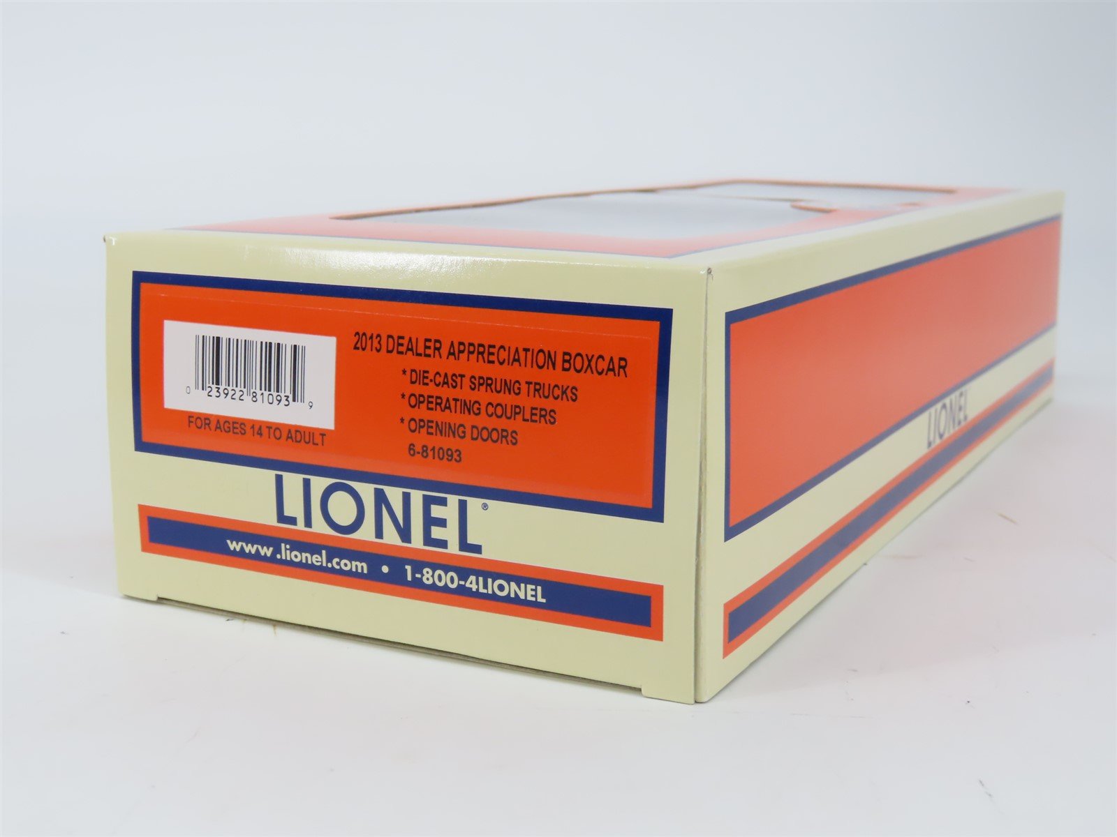 O Gauge 3-Rail Lionel 6-81093 DAP Lionel 2013 Dealer Appreciation Boxcar 81039
