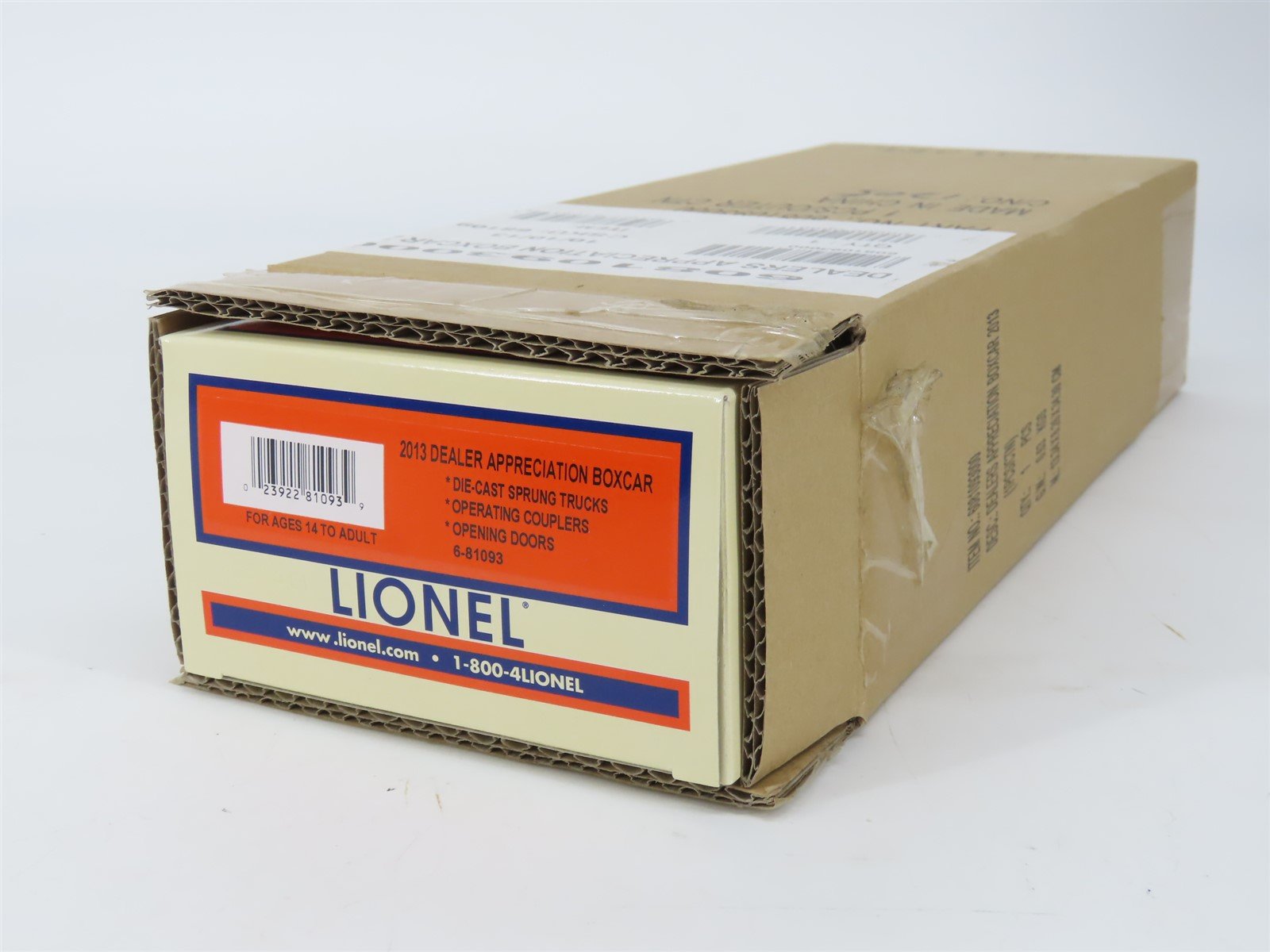 O Gauge 3-Rail Lionel 6-81093 DAP Lionel 2013 Dealer Appreciation Boxcar 81039