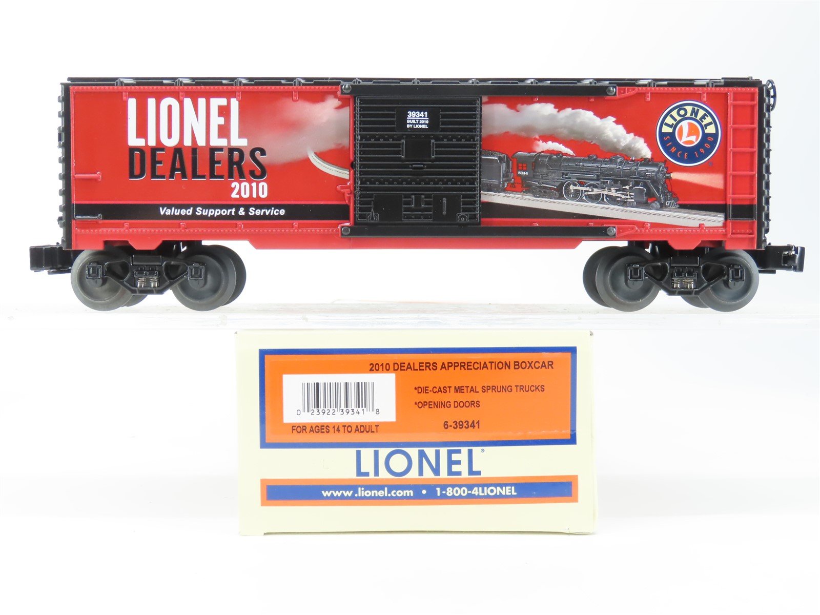 O Gauge 3-Rail Lionel 6-39341 DAP Lionel 2010 Dealer Appreciation Boxcar 39341