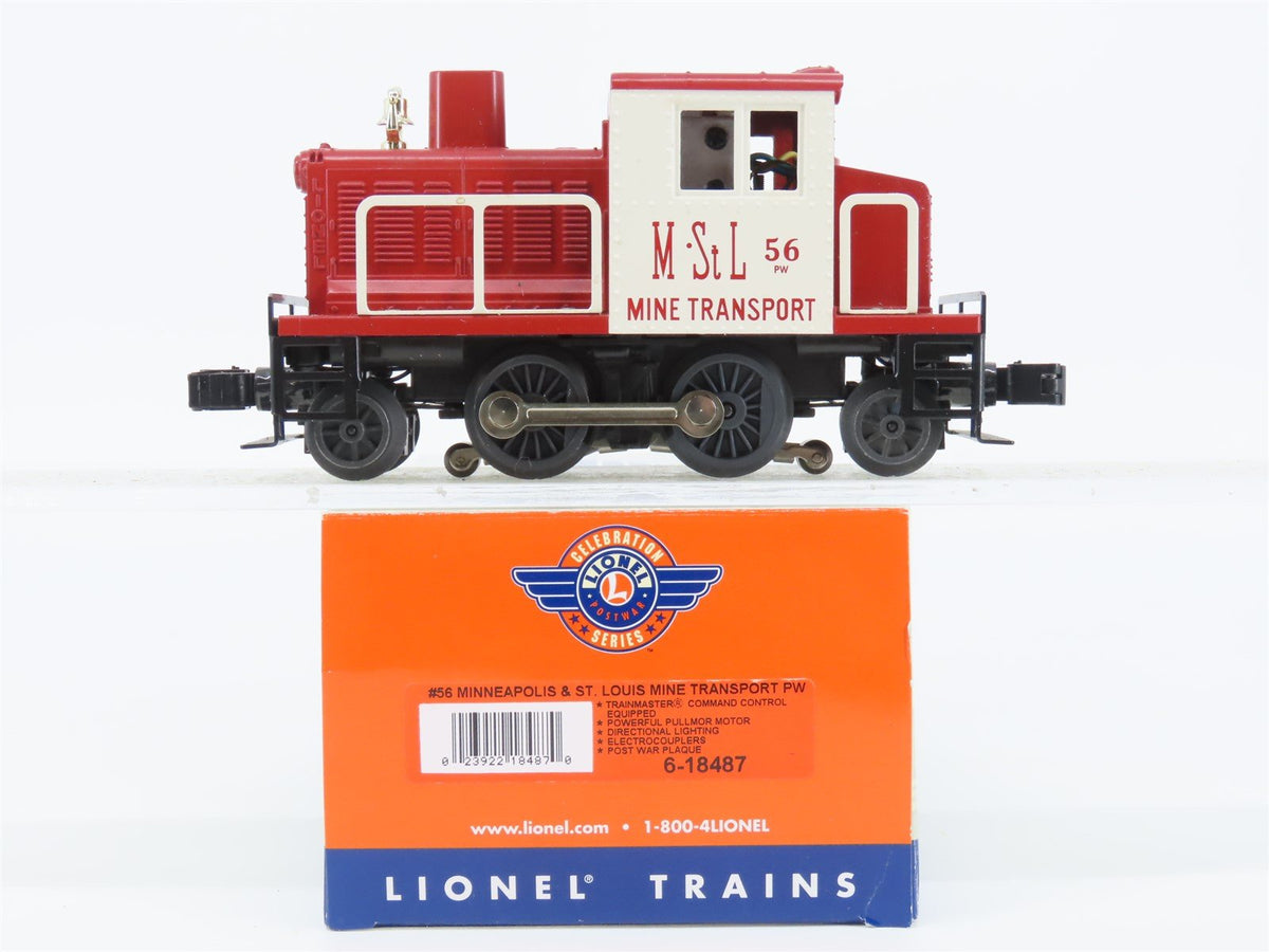 O Gauge 3-Rail Lionel 6-18487 M&amp;StL Minneapolis &amp; St. Louis Mine Switcher #56