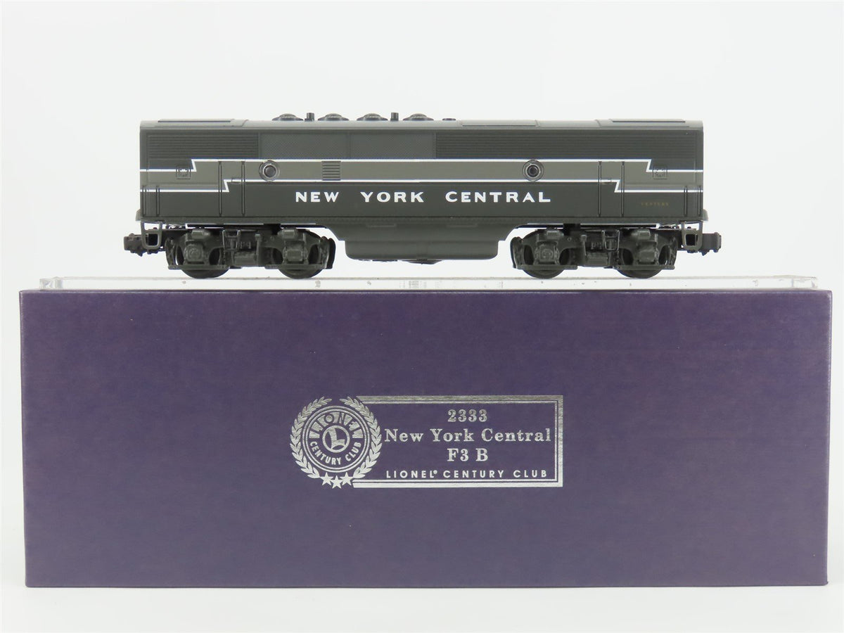O Gauge 3-Rail Lionel Century Club 6-18178 2333 NYC F3B Diesel Loco UNPOWERED